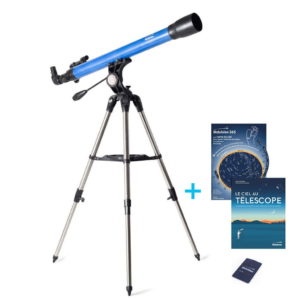 photo Pack STELESCOPE 70 + carte du ciel + guide d'observation + lampe