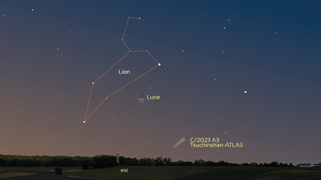 Recherchez la comète Tsuchinshan-ATLAS en avant-première au petit matin